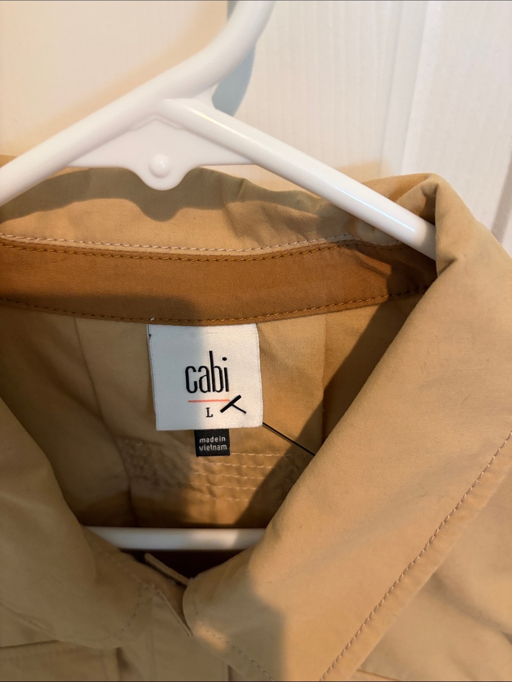 CAbi Two-Tone Khaki Utility Jacket - Picture 2 of 2